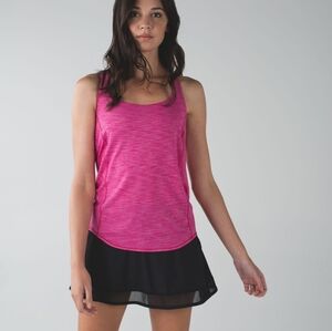💫Lululemon Wild TankHeathered Jewelled Magenta / Dottie Dash White Black